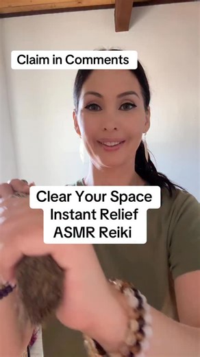 Erica Tokach | Clear your Space instantly with Reiki Energy for Clearing and Protecting #reiki #reikiasmr #reels | Instagram