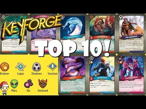 The Top 10 Best Keyforge Cards!