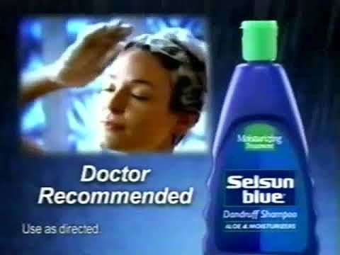 Selsun Blue Shampoo (2003) Television Commercial - Never Wear Black Without The Blue