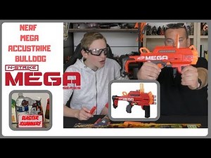[REVUE] NERF MEGA ACCUSTRIKE BULLDOG, avec une détente orange ! 25 mètres ! En Français fr
