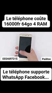 🌟 Huawei 5S en Promo 16.000fr ! 🌟 📱 etat Quasi Neuf •Écran : 5,5 pouces ✨ •RAM : 4 Go ⚡ •Stockage : 64 Go 💾 •Selfie : 16 2 Mpx 🤳 •Caméra : 13 2 Mpx 📸 •Dual SIM 4G 🌐 📞0554697315 (WhatsApp & Appel) 📲 💰 Prix Spécial : 16.000 Fr💥 | Paidtoo