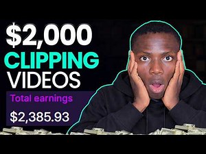 How I Made $2,000 Clipping Videos for Companies (No Experience Needed)
