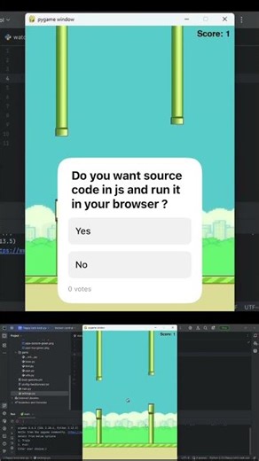 AI learns to play flappy bird using genetic evolution | javascript