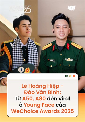 Gương mặt quân nhân nổi bật tại WeChoice Awards 2025