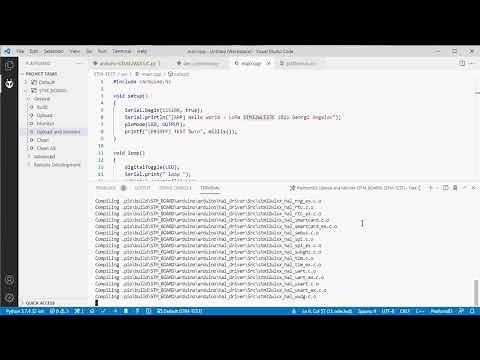 STM32WLE5JC - LoRa-E5 - PlatformIO - Arduino