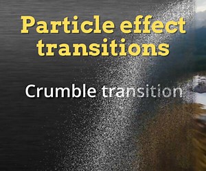 ArtStation - CRUMBLE particle-based transition for DaVinci Resolve | Resources
