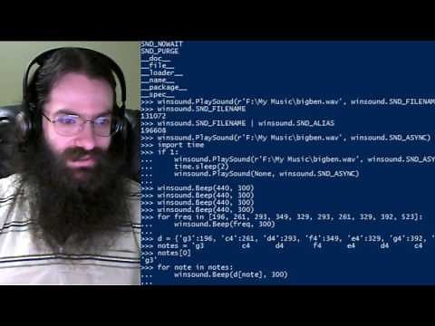 Let's Code Python: winsound