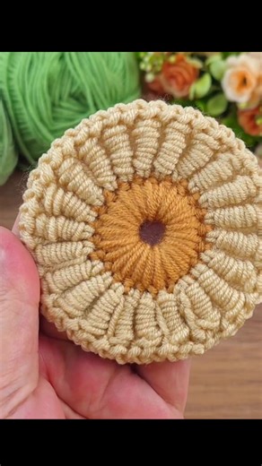 Beautiful And Easy Crochet Flower Tutorial For Beginners ✨ #Crochet #flower #crochettutorial #Diy #craft