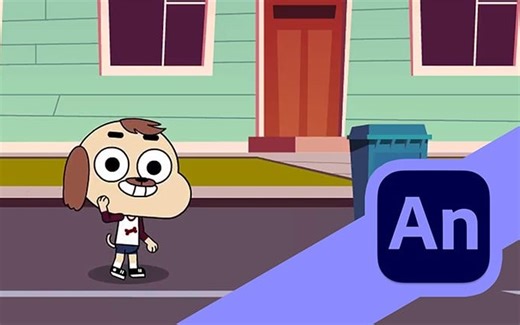 【中文字幕】Adobe Animate角色动画初学者入门训练视频教程