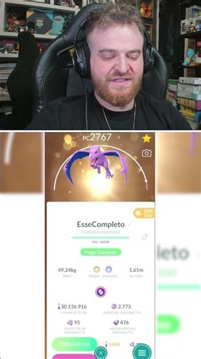Mega evolution of Aerodactyl 😱