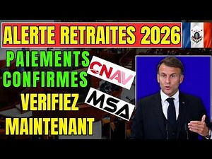 CNAV, Agirc-Arrco, MSA : dates clés de votre retraite 2026 et paiements à ne pas manquer