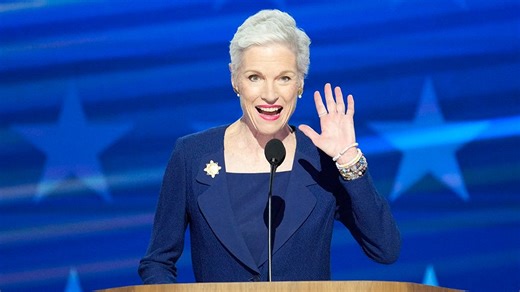 Former Planned Parenthood President Cecile Richards speaks on women's rights at DNC