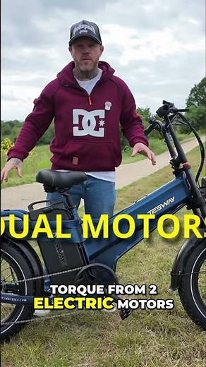 Electric Bike TOWS 2-TON VW Van?! Insane Power Test! #shorts
