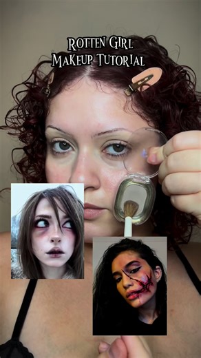 Isabelle | Makeup Artist ✨🇵🇷 on Instagram: "ROTTEN GIRL MAKEUP TUTORIAL @nyxcosmetics Ultimate Shadow Palette in Warm Neutrals @mehronmakeup Cream Blend Stick (gifted) #makeup #makeuptutorial #halloween #halloweenmakeup #rottengirlmakeup #halloweeninspo #halloweenideas #halloweenmakeuplook #halloweenmakeupideas #sfx #sfxmakeup #sfxmakeuptutorial #makeuplook #makeupideas #makeupinspo #makeupartist"