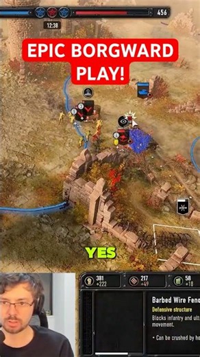 EPIC BORGWARD PLAY! #rts #companyofheroes3 #shorts