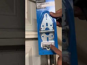 Garage Door Hinge Replacement EASY!!! @everbilt