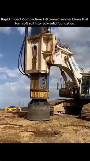 WealthAura.ai | Why is this machine punching the ground? 🔨🤯 Because this is Rapid Impact Compaction — one of the smartest tricks in Civil Engineering! 🏗️... | Instagram