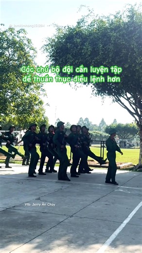 Các chú bộ đội cần luyện tập để thuần thục điều lệnh hơn #bodoivietnam