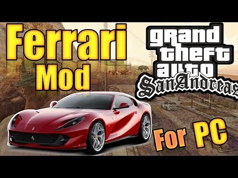 How to download and install Ferrari car mod for gta san andreas || TECH JATIN