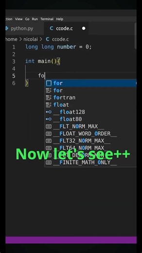C vs Python Speed Test #cpp #python #programming #codes