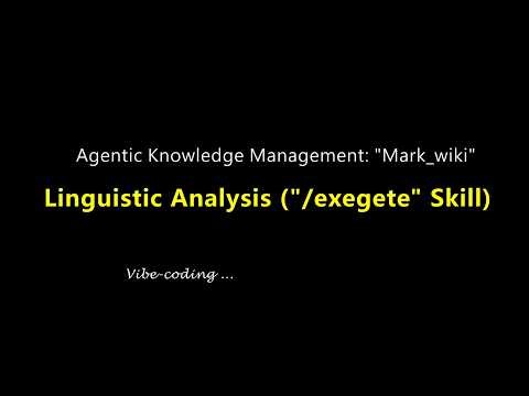 Agentic KM: (4) "Mark_wiki" Linguistic Analysis