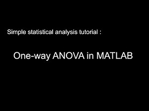 One-way ANOVA & Multiple compare in MATLAB (Tukey-Kramer) | 单因素方差分析 & 多重比较 | 一元配置分散分析 & 多重比較