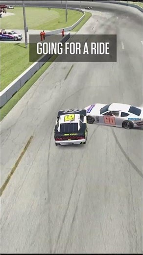 Super Late Model Flying thru the Air