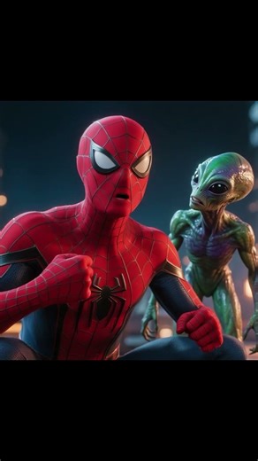 Spider-Man vs Aliens 👽🔥 | Earth Saving Fight!