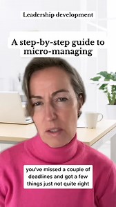 It’s an easy trap to fall into. Discover how to avoid micro-managing with my 10-minute podcast “How to Lead”. Out now. Link in profile. #leadershipdevelopment #management #leadership #leadershipskills #leadershipcoach #leadershipcoaching #leadershiptraining #leadershiptips #leadershipcourse #corporatelife | Kate Waterfall Hill