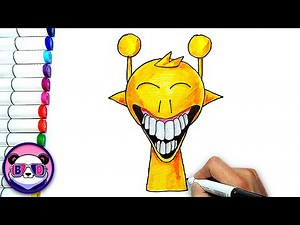 How To Draw and Coloring Sprunki | Simon Phase 2