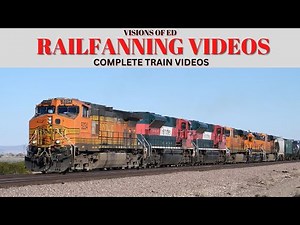 Watch These Massive Freight Trains Roll By!