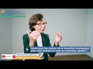Quels sont les enjeux de la transition écologique ? - Anne-Sophie Grave pour la chaire ETEU