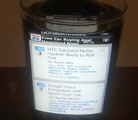 Casio G’zOne Commando Underwater Test (video)