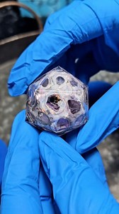 Anomaly D20 inspired by Arcane! #arcaneshow #resindice #dicemaker #dicemaking #ttrpg #dice #dnd #handmadedice #arcane #hextech | Cassiopeia Dice