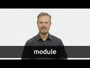 How to pronounce MODULE in American English