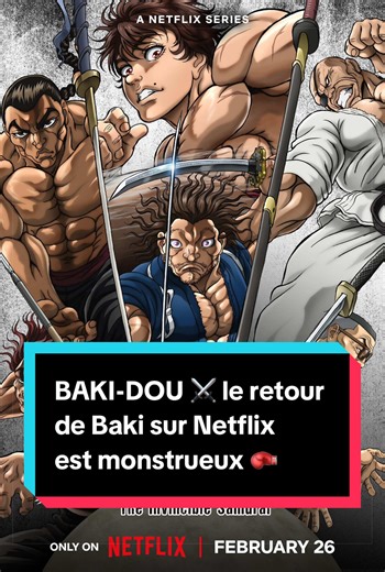 BAKI-DOU ⚔️ le retour de Baki sur Netflix est monstrueux 🥊 #BakiDou #Netflix #Baki #Anime #OnRegardeQuoi