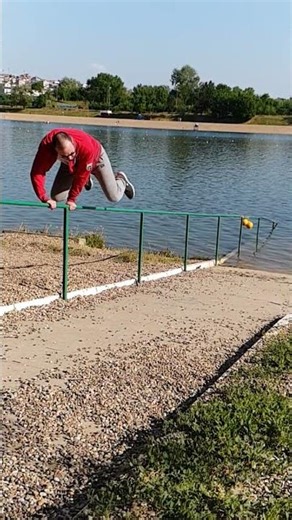 Jumping Over a Fence in Slow Motion #slowemotion