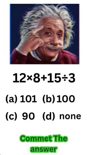 🧠 5 Questions Math Quiz – Can You Get All Right?