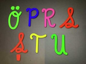 Script Magnets Azerbaijani Alphabet Song