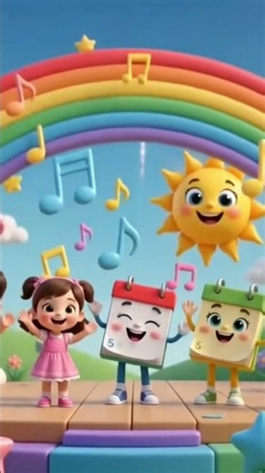 The Days of the Week Song! | 3D Animated Learning Video #animationblock #animationworld. #kidscreen