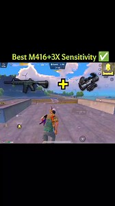 1.2M views · 9.7K reactions | Best M416+3X Sensitivity All Devices PUBG MOBILE PUBG: BATTLEGROUNDS #PUBGMOBILE #sensitivity #pubgmobileindonesia #pubgmobileindia #android #M416 #pubgmobilelive #pubgtricks #pubgvideos #pubgtips #pubghighlights #pubgtürkiye | Palada Yt | Facebook