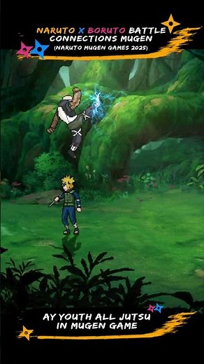 Ay Youth All Jutsu Showcase by JauhArts [Naruto Mugen Games 2025]