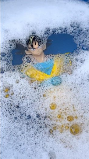 Goku falls into the deep sea 😰 #animeedit #dragonball #dbz