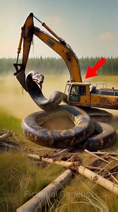 650K views · 1.1K reactions | Excavator Operator Caught Massive Python Snake #excavator #excavatoroperator #excavation #snakes | Fictional Genetics | Facebook