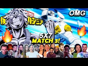 OMG! Match 3!!😲🦿 My hero Academia Episode 5X7 Reaction Mashup