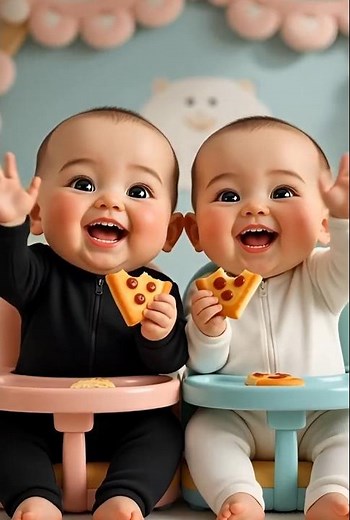 Baby Eating Pizza 🍕 | Cute Reaction 😍