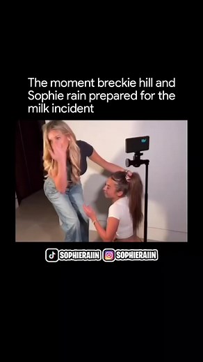 Sophie Rain and Breckie Hill Milk Collaboration