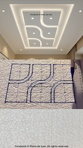 741K views · 5.8K reactions | Transform your room with a modern gypsum board ceiling design! In this reel, learn the step-by-step process to create smooth, sleek lines and add LED lighting for that chic, contemporary vibe. Perfect for living rooms, bedrooms, and more! #GypsumBoardDesign #CeilingDesign #HomeDecor #LEDLighting | Platre de luxe | Facebook