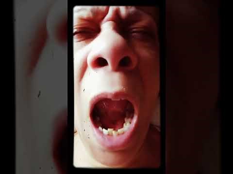 ASMR 💋 tired UVULA girl 👅 Yawning 🥱 up close mouth after eating mixed Planters NUTS