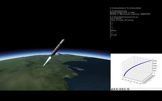 KSP 用python编程发射卫星入轨